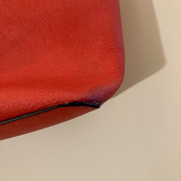 MICHAEL KORS BEAUTIFUL LARGE CANVAS TOTE SHOULDERBAG MK  burnt orange  COLOR - Picture 7 of 14